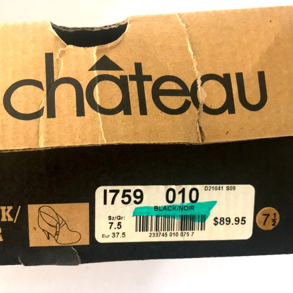 LE CHÂTEAU Faux Leather Booties Shootie - Picture 9 of 10